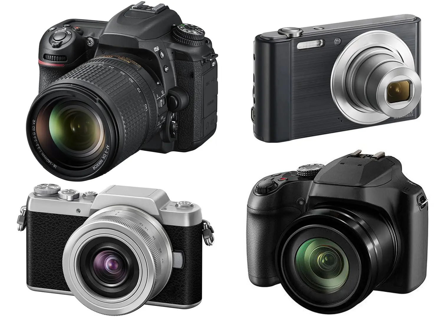 Quels sont les différents types d'appareils photo numérique / différents types d'appareils photo